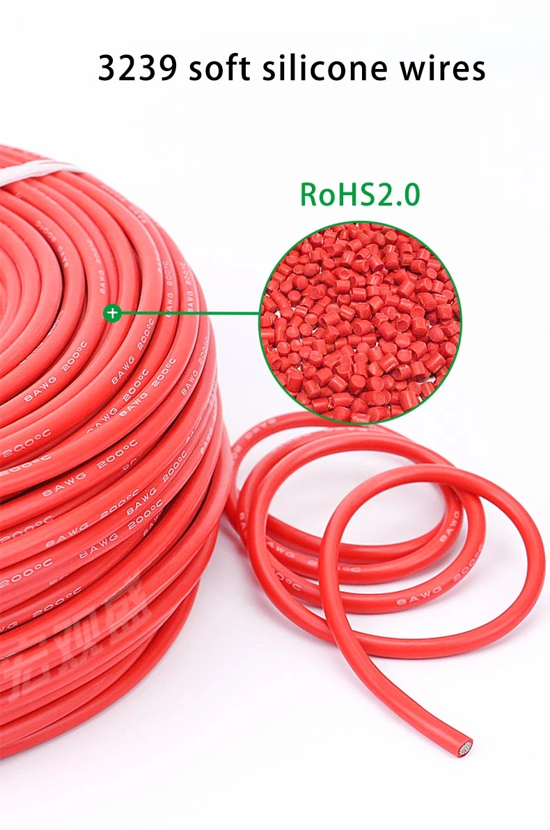 Wholesale High Quality Silicone Rubber Fiberglass Cable Standard Braid Wire