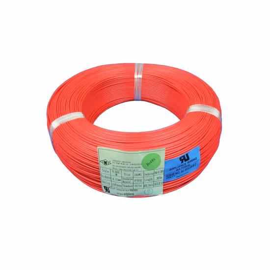 250 Degree 600V Teflon PTFE PFA FEP ETFE Insulated High Temperature Wire