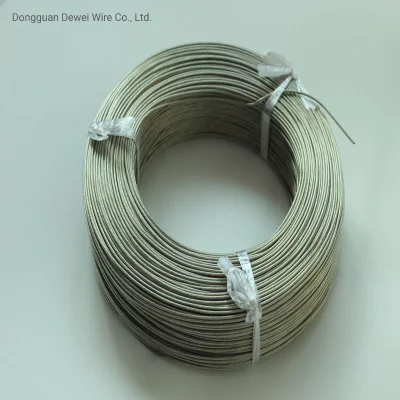 Silver Plated Copper Conductor PFA Fluoroplastic Wire with 22AWG UL10503