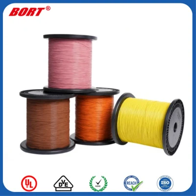 UL Standard Ultra-Thin Type Electric Wire UL10064 ETFE, FEP, PFA Insulation 0.38mm High Temperature Tinned Copper Electronic Wire