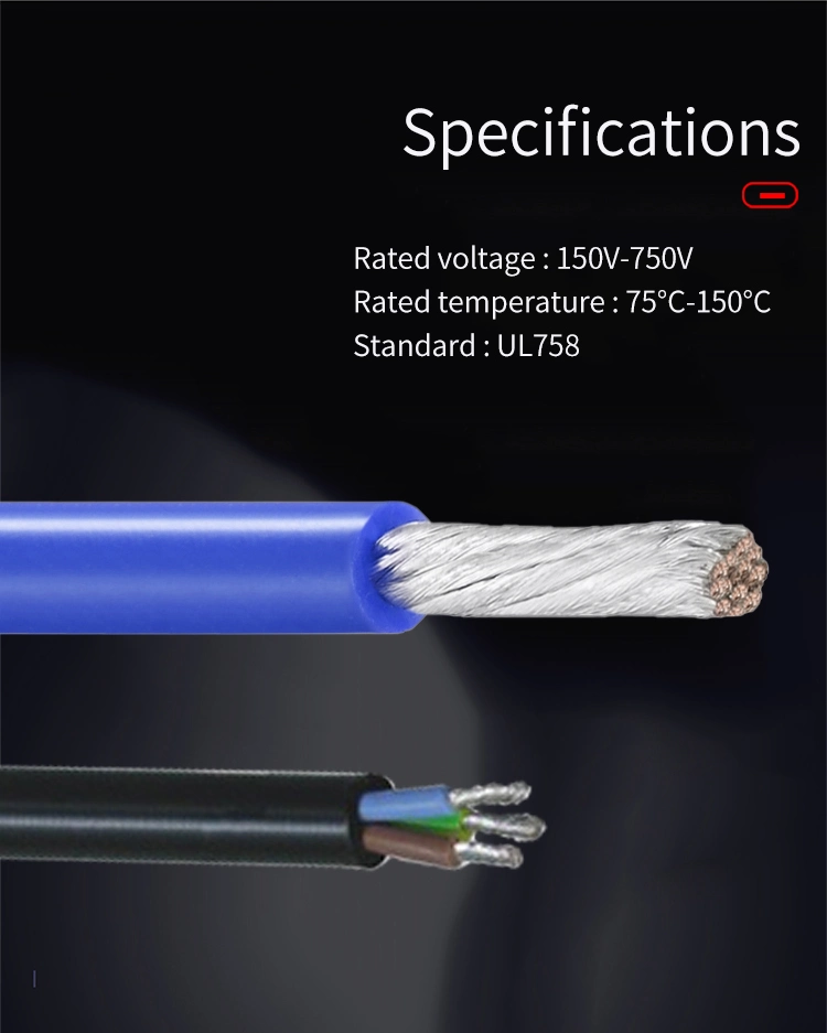 Electric wire Cable XLPE Electrical Wire Tinned Copper Insulated 26-9AWG 600V Used in Lighting Insulated Cable