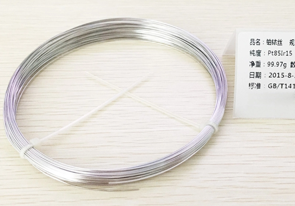 PFA-Coated Platinum-Iridium Wire 90% Platinum, 10% Iridium Wire PT-9010 PT90IR10 PT-Lr10% Wire